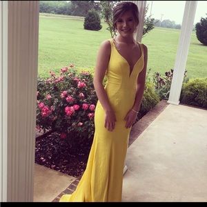 Alyce Paris Yellow Dress